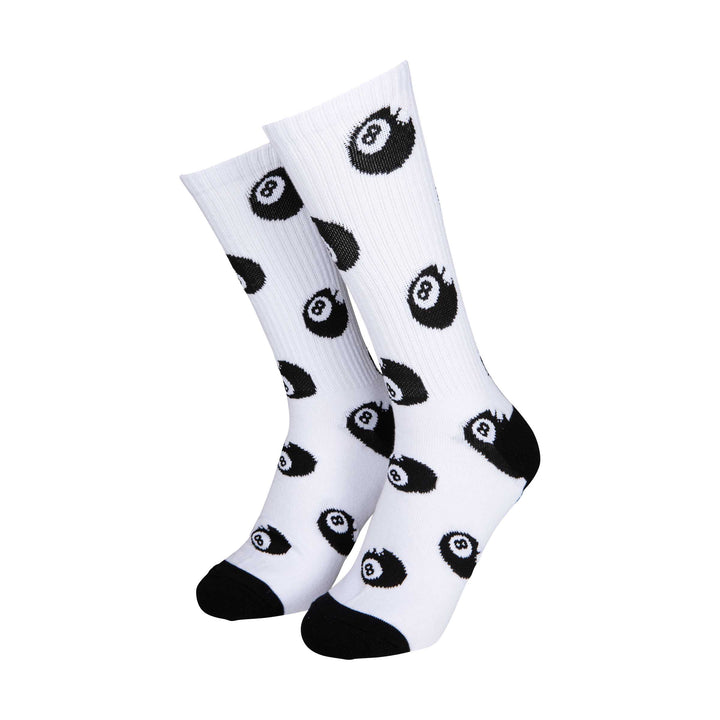 Santa Cruz Winkowski Eight Ball 2 Stück  Socks - White Black