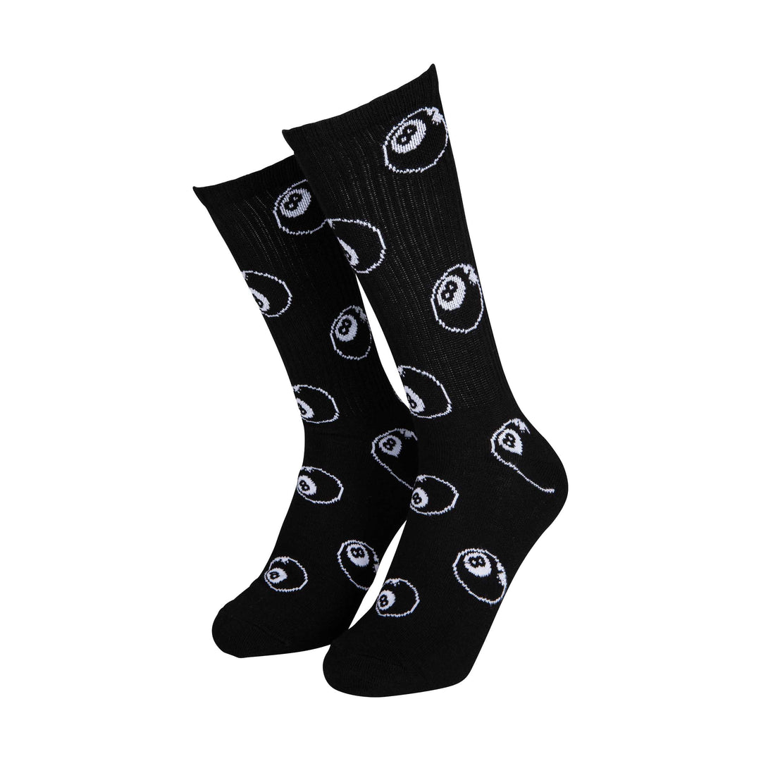 Santa Cruz Winkowski Eight Ball 2 Stück  Socks - White Black
