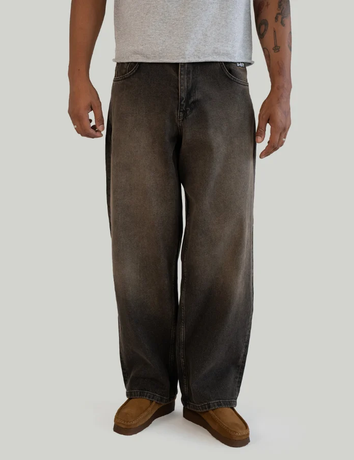 HomeBoy Monster Gothic 2 Baggy Jeans - Dirty Black