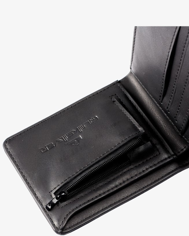 Quicksilver Slim Rays - Zweifach faltbares Portemonnaie - Black