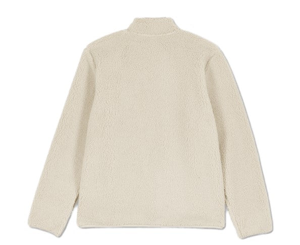 Volcom MUZZER FUZZAR ZIP SHERPA SWEATSHIRT - Stone