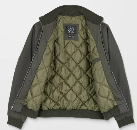 Volcom Damerman Bomberjacke - Rinsed Black