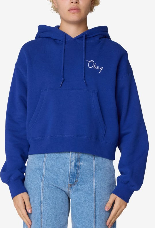 Obey CITIES KURZER PULLOVER Blue