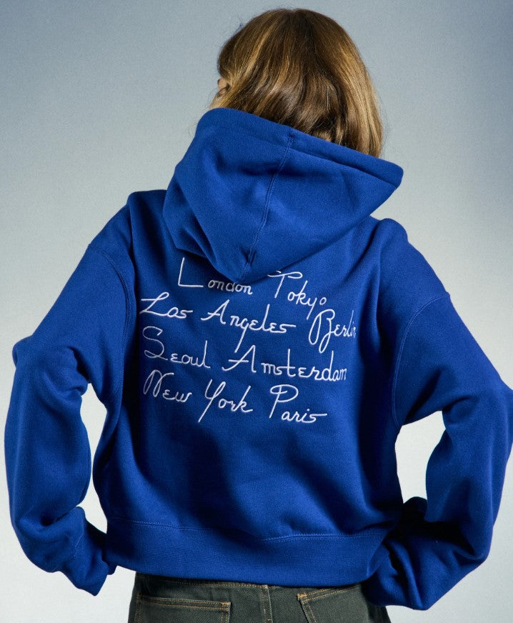 Obey CITIES KURZER PULLOVER Blue