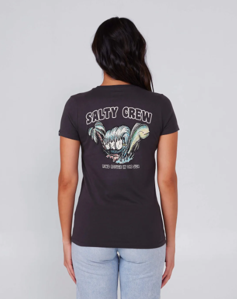 Salty Crew Shaka Classic Tee - Charcoal