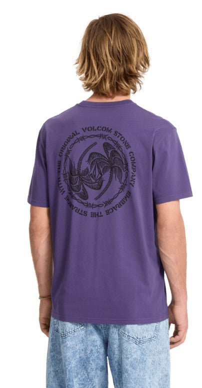 Volcom Circlepalm T-Shirt - Dark purple