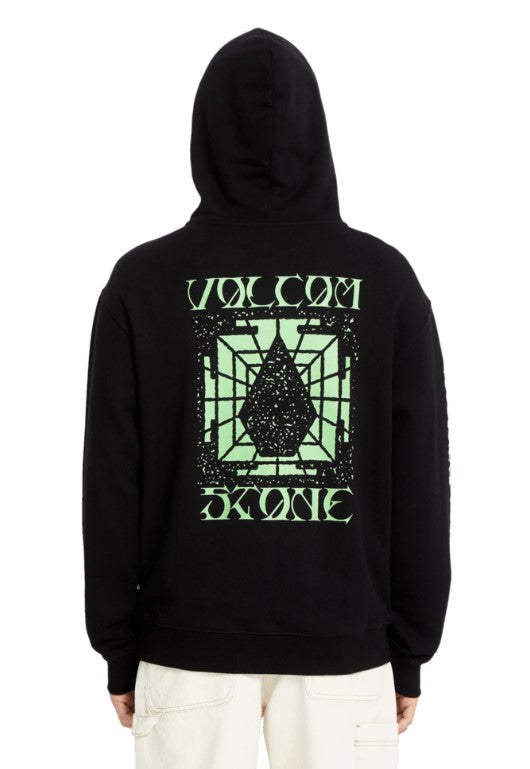 Volcom Handerry Glow In The Dark Hoodie - Black