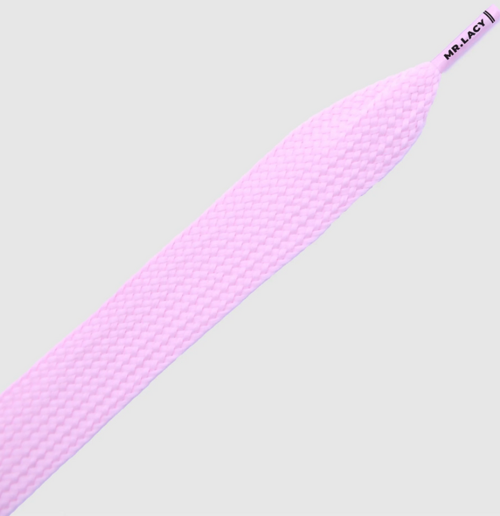 Mr. Lacy Fatties  130cm Shoelaces · Pastel Pink