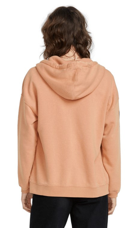 Volcom Stone Art Up Zip Hood - Sand Brown