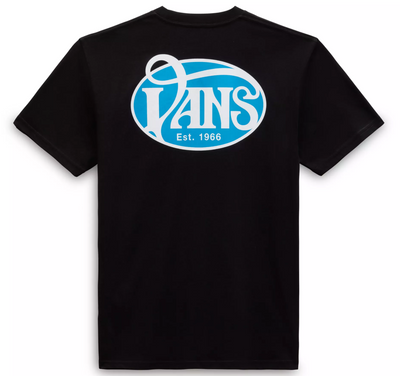 Vans Oval Script T-Shirt - Black