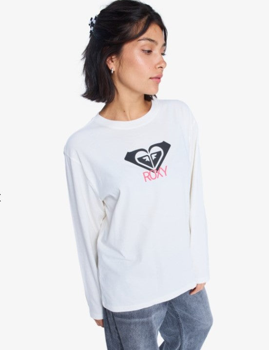ROXY Hangloose Art - Longsleeve WB50 White