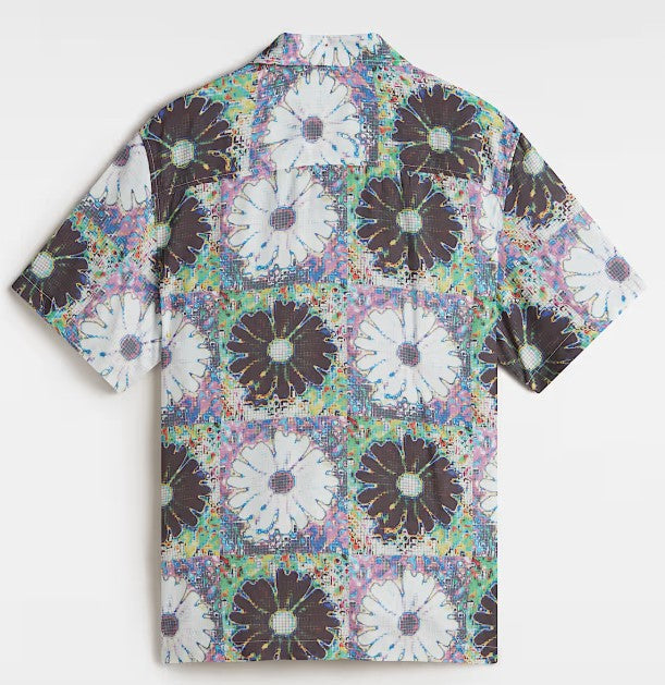VANS Digitas SS Wovens Kurzarm Hemd White Multi