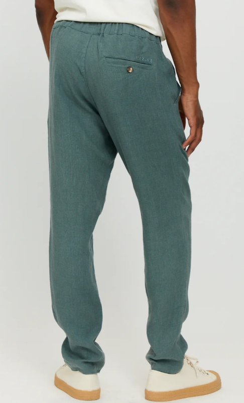Mazine Littlefield Linen Pants - Jade
