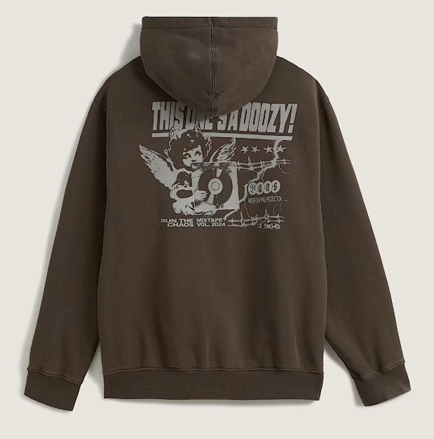 Vans Earthbound Loose Zip Hood - Coal/Brown