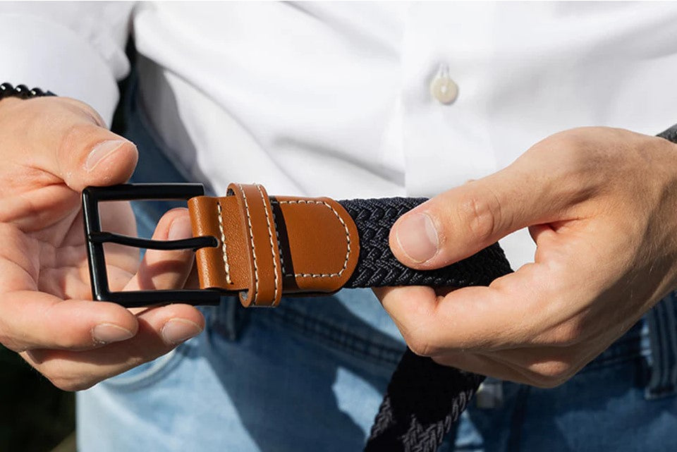 Garzini Braided Belts - Black