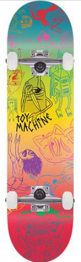 Toy Machine Characters II Complete Skateboard - 8.0