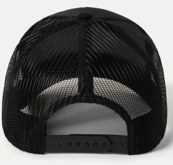 Brixton Genuine Quality Netplus Trucker Hat -Black