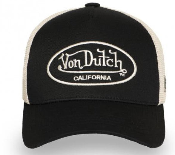 Von Dutch LOF B30 Baseball Cap - Black Beige