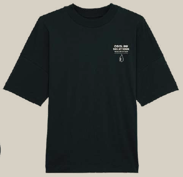 The Dudes Cool Ink Premium Oversized T-Shirt - Black
