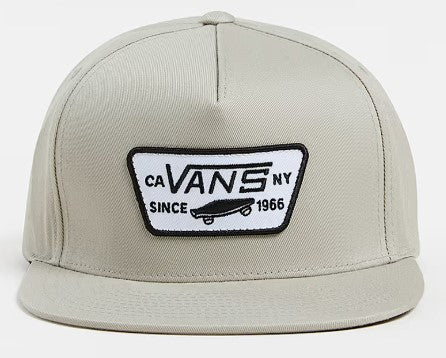Vans Full Patch Snapback Cap - London Beige Grau