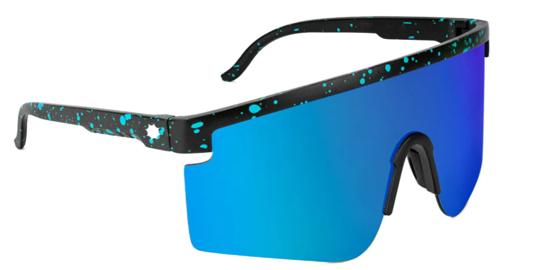 Glassy Brille Sunglass Mojave - Black Blue