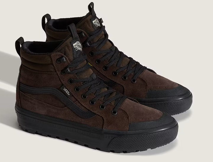 Vans Sk8-Hi Waterproof Winter Insulated Schuhe - Brown / Black