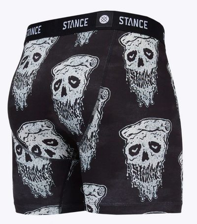 Stance Pizza Face Boxer Brief - Black White