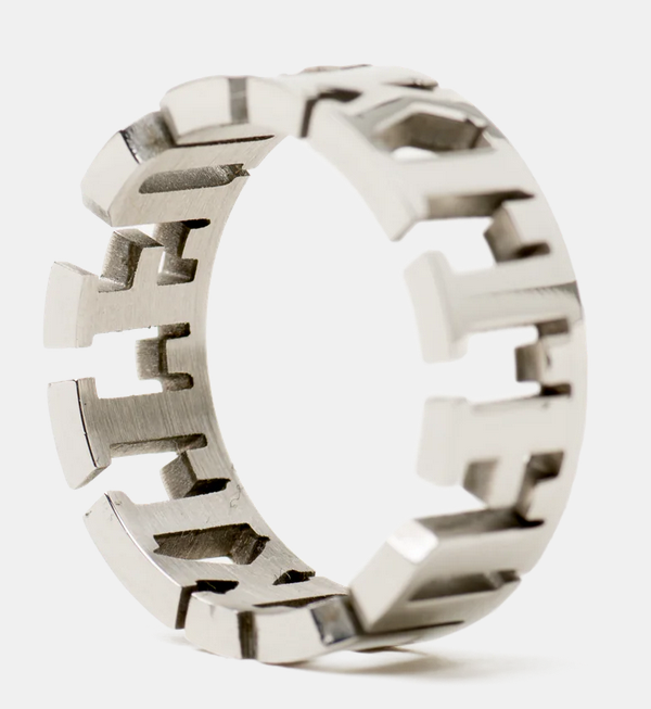 HUF Fuck it Ring - Silver
