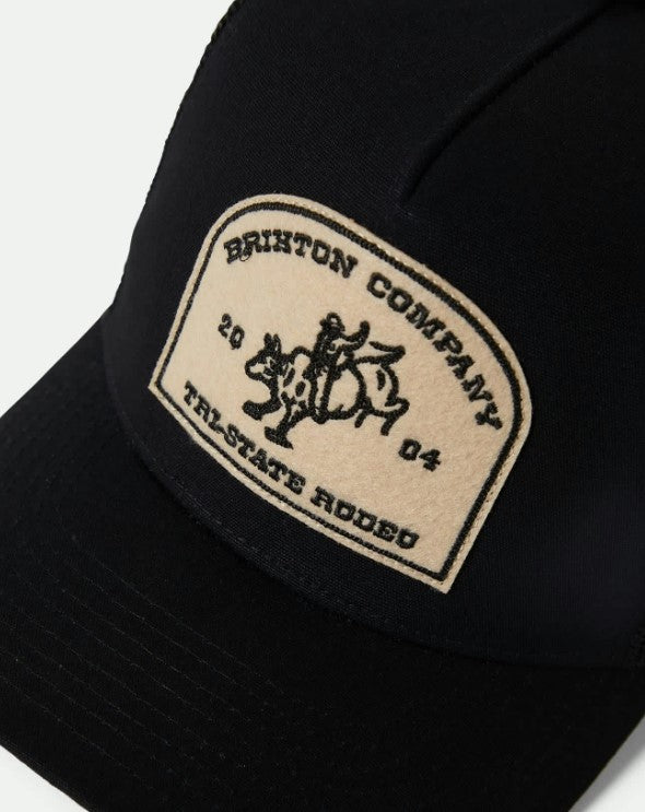 Brixton Danford Netplus Trucker Cap - Black