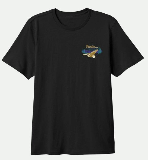 Brixton Driftway Short Sleeve Tailored T-Shirt - Black