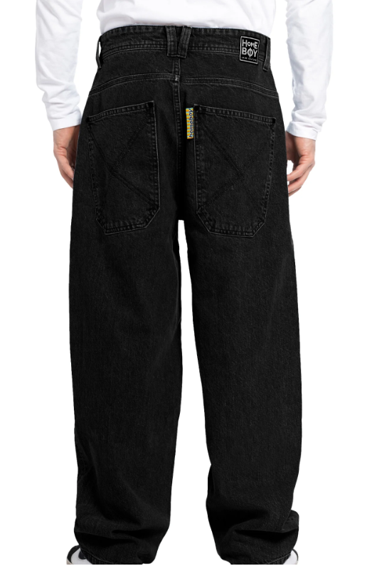 Homeboy x-tra MONSTER Baggy Jeans Denim - Washed Black