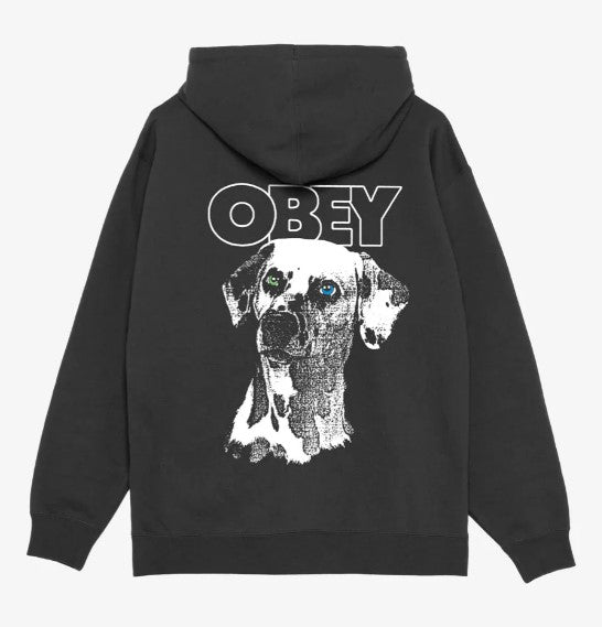 Obey DALMATION PREMIUM PULLOVER BLACK