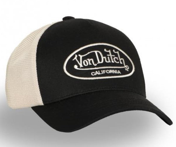Von Dutch LOF B30 Baseball Cap - Black Beige