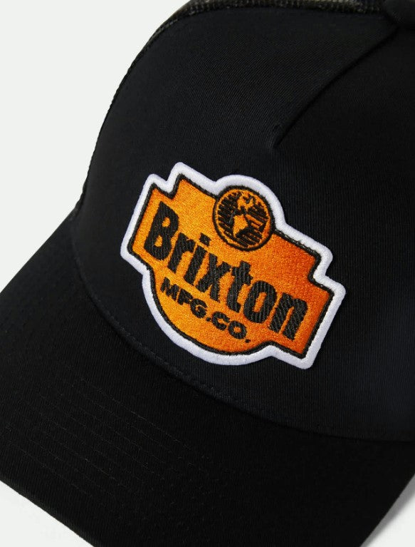 Brixton Genuine Quality Netplus Trucker Hat -Black