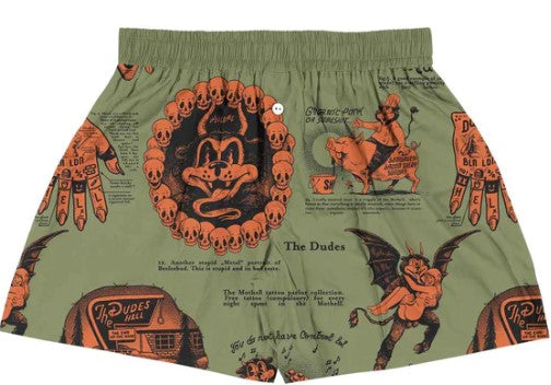 The Dudes Beelzebud Green Boxer Green