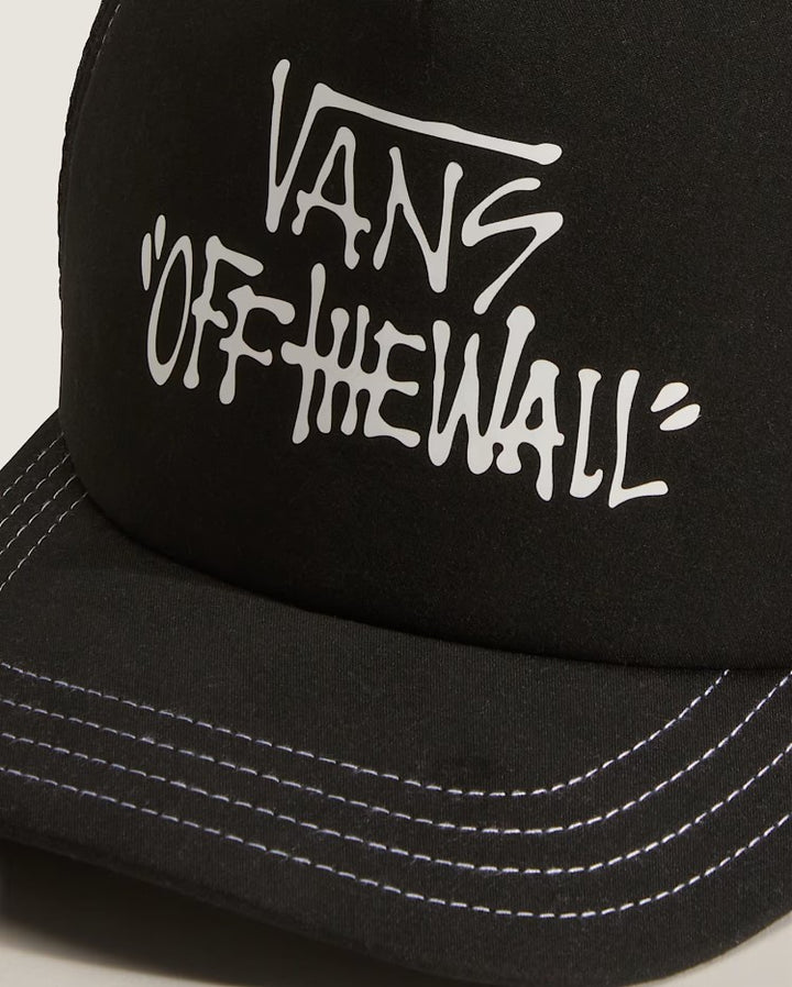Vans Pop Trucker Kids Cap Black