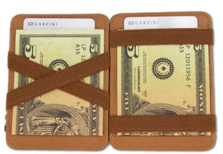 Garzini / Hunterson Urban Magic Coin Wallet -  Cognac