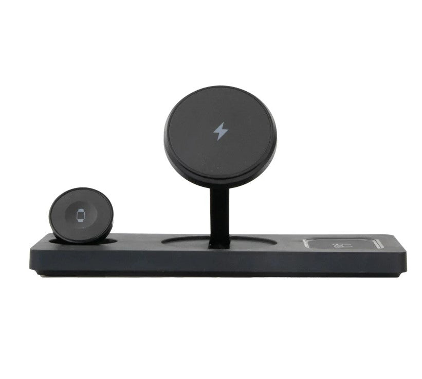 Garzini 3-in-1-Wireless-Ladegerät IPhone  -  Black