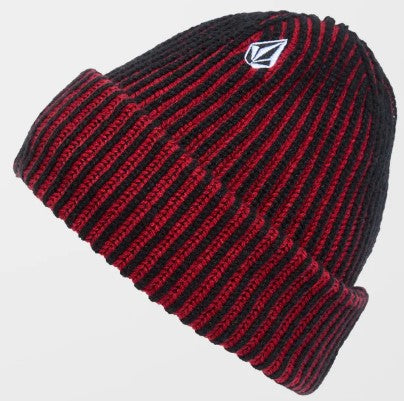 Volcom Full Stone Cuff Beanie - Lifeguard Red