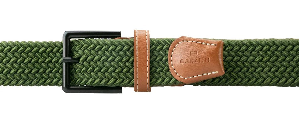 Garzini Braided Belts - Green