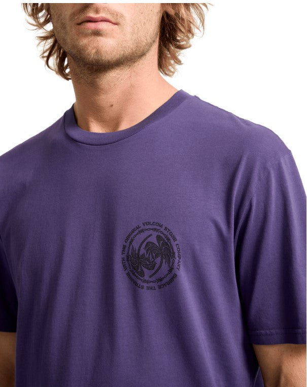 Volcom Circlepalm T-Shirt - Dark purple