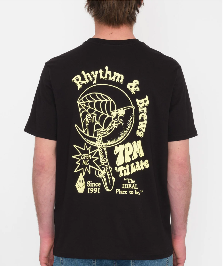 Volcom RHYTHM 1991 T-SHIRT - BLACK
