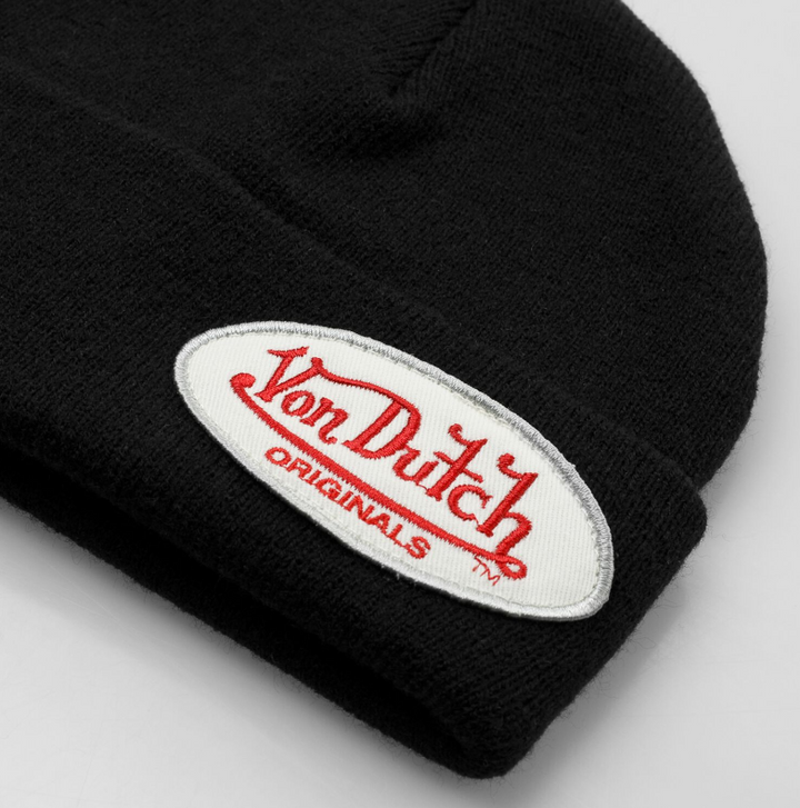 Von Dutch Conny Beanie Black / White / Red