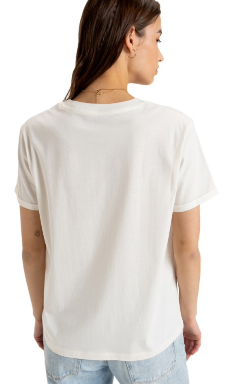 Roxy Noon Ocean T-Shirt - Egret (WBS0)