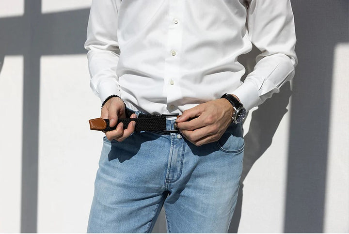 Garzini Braided Belts - Black