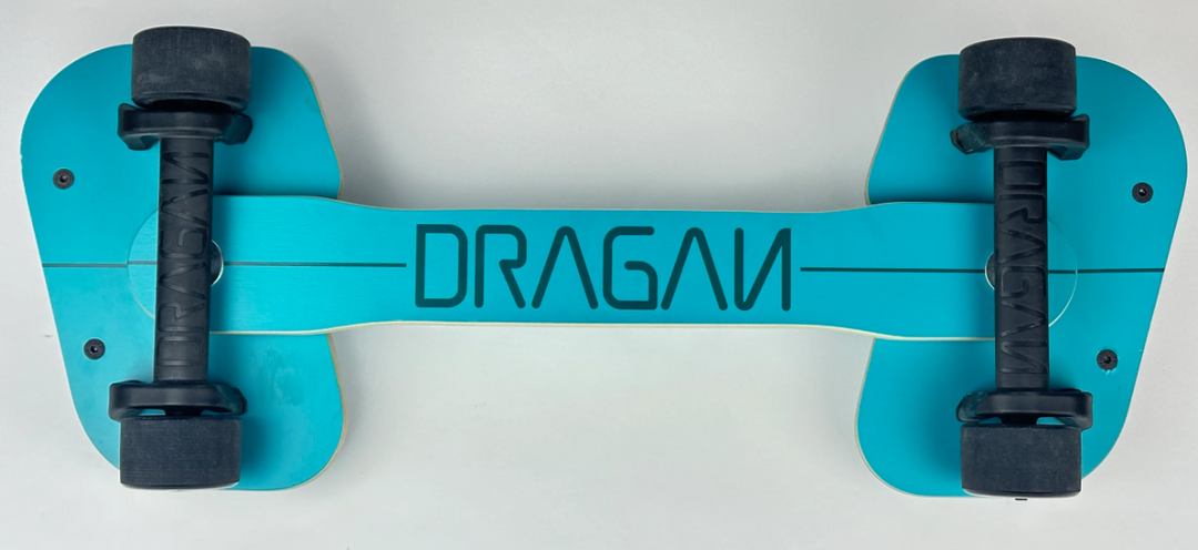 Dragan Board " The Dragan Cruiser " Streetboard: Teal Edition Snakeboard