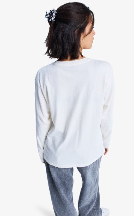 ROXY Hangloose Art - Longsleeve WB50 White