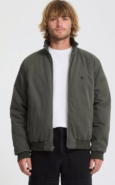 Volcom Damerman Bomberjacke - Rinsed Black