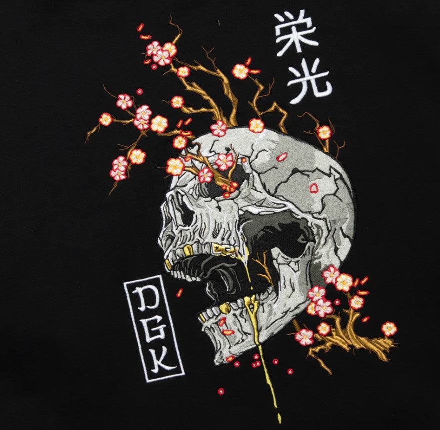 DGK Ancestry Embroidered Hooded Fleece Black