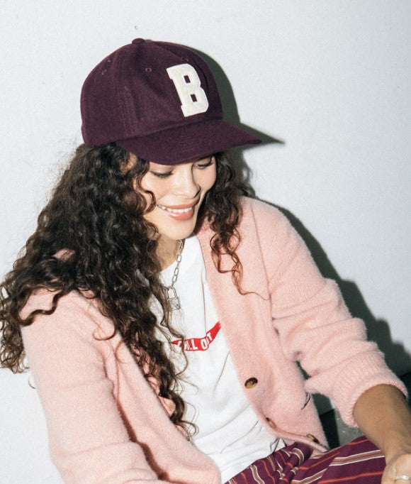 Brixton Big B Snapback Cap - Port Bordeauxrot